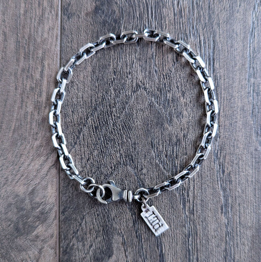 5mm Diamond Cut Cable Link Chain Bracelet