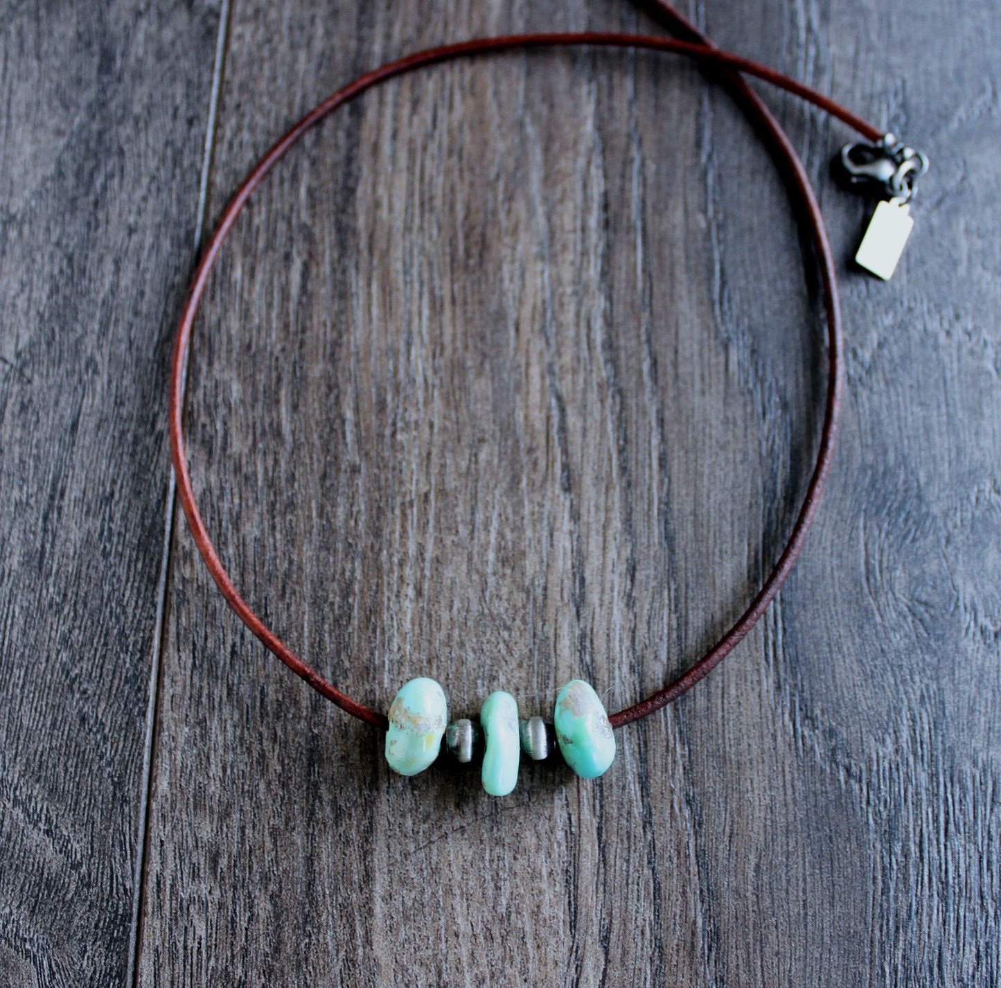 Campitos turquoise stone necklace