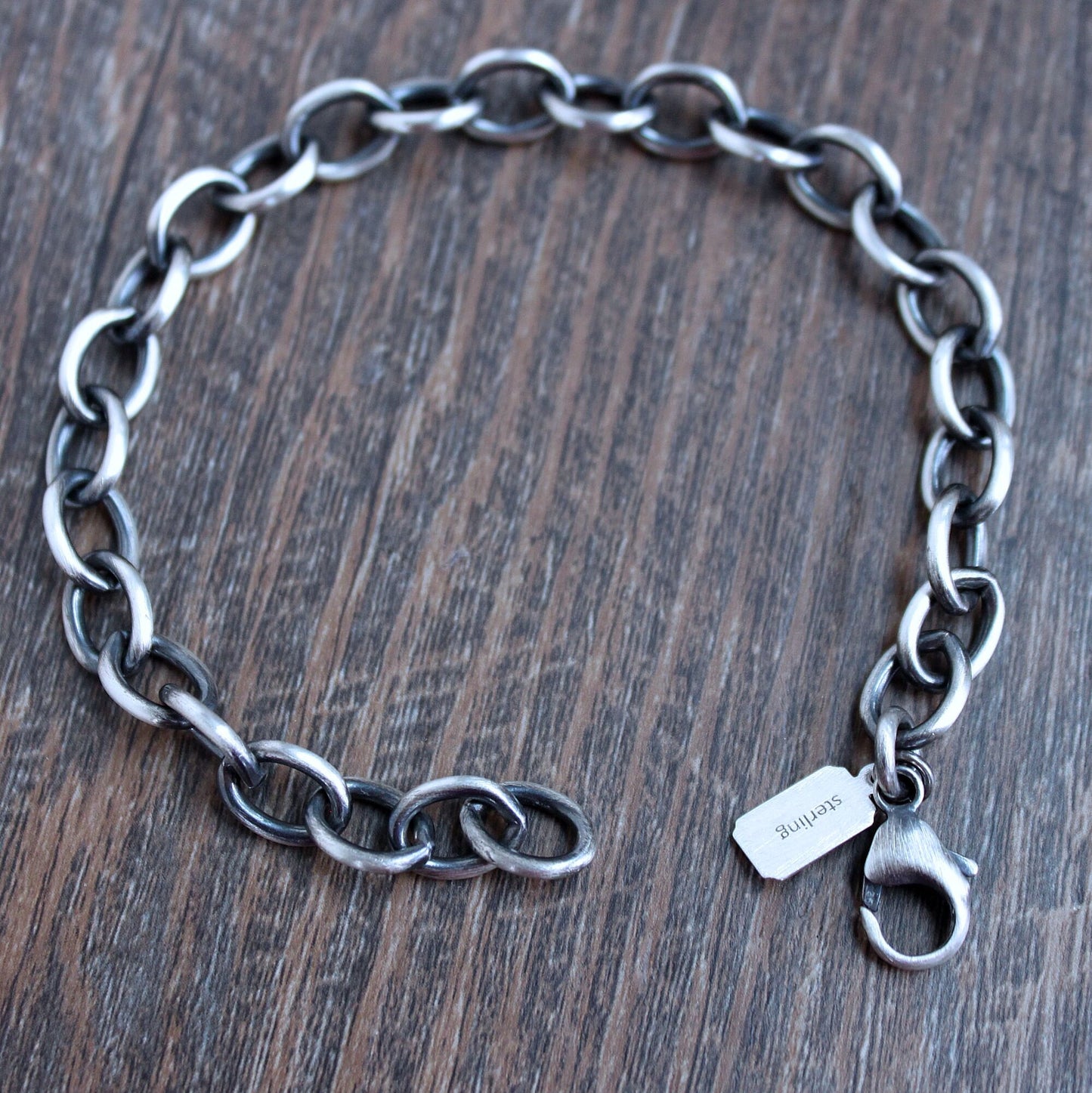 men's large cable chain bracelet