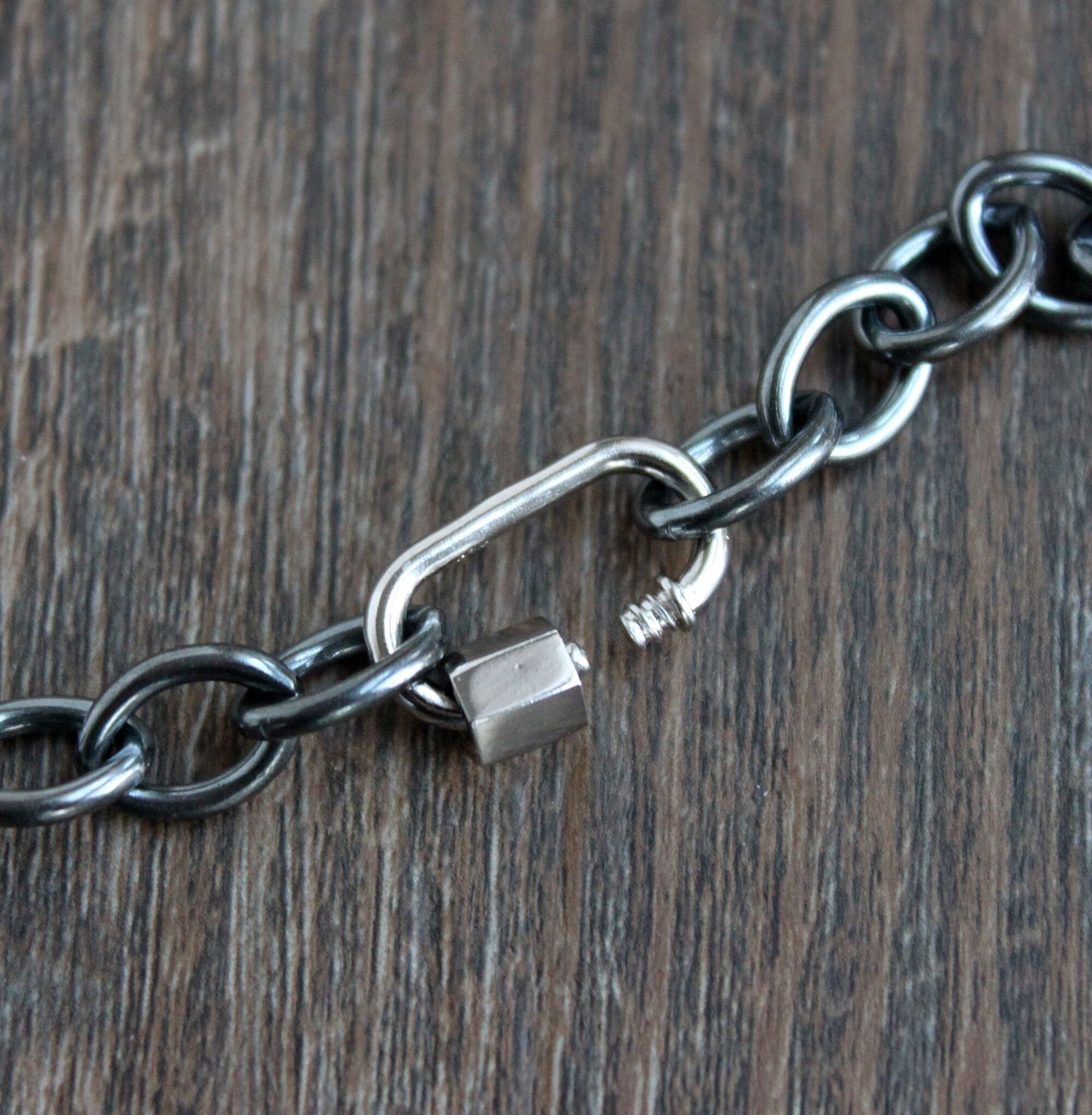 sterling silver carabiner clasp