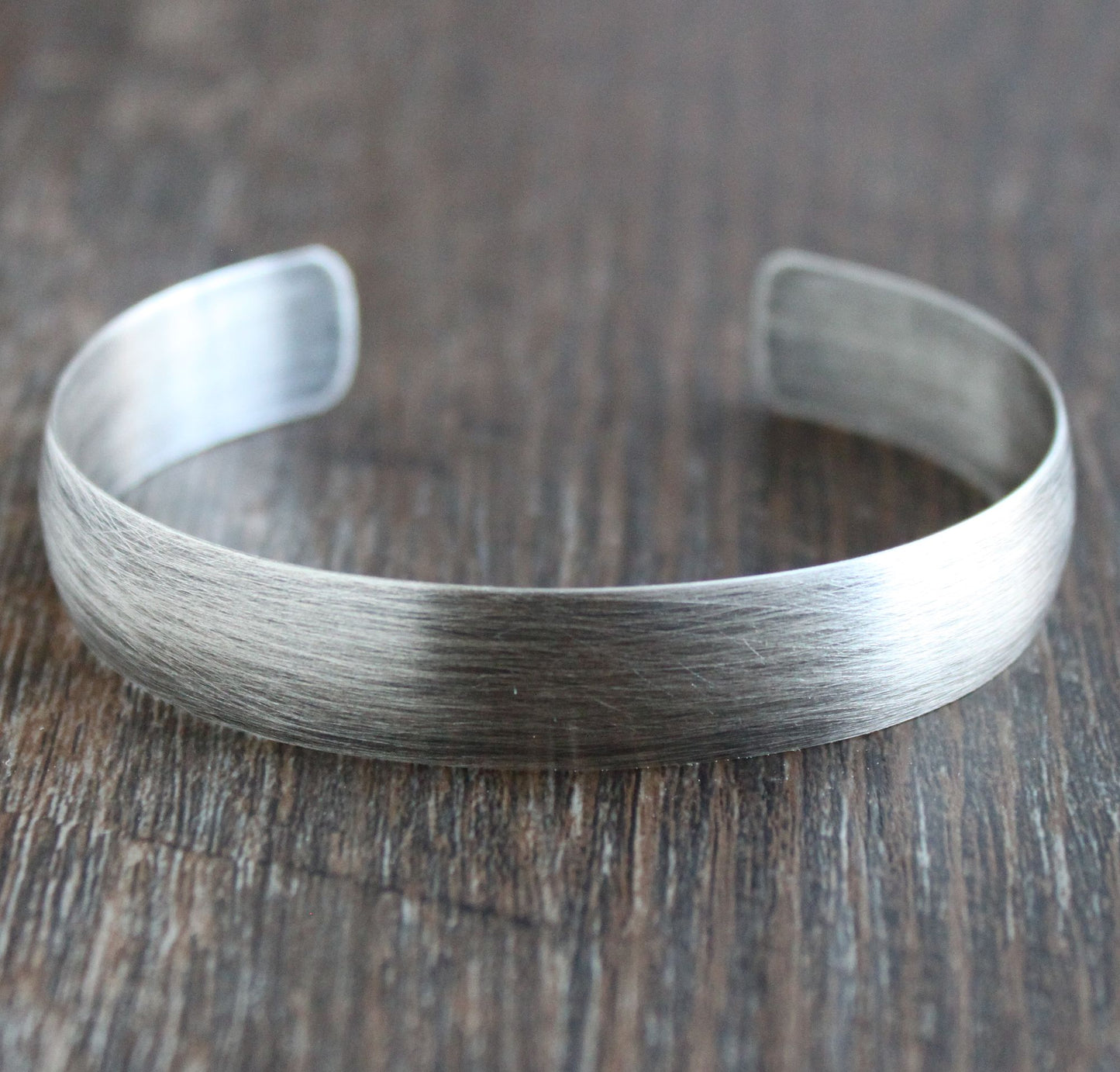 men's oxidized silver cuff bracelet