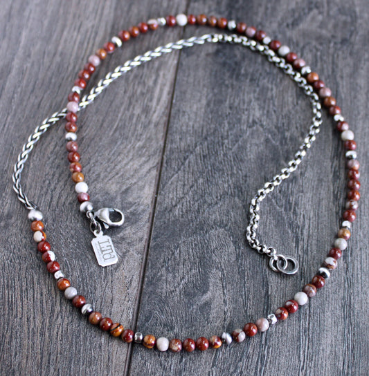 Men's 4mm Bead Necklace