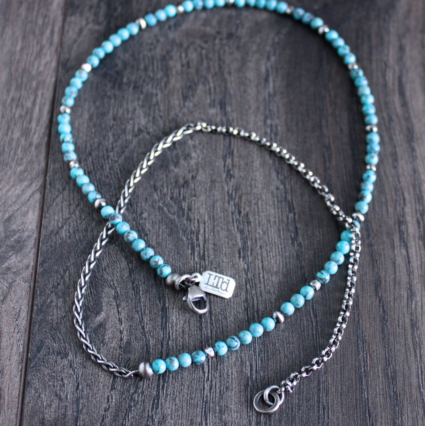 Men's Hybrid Bead Chain Necklace