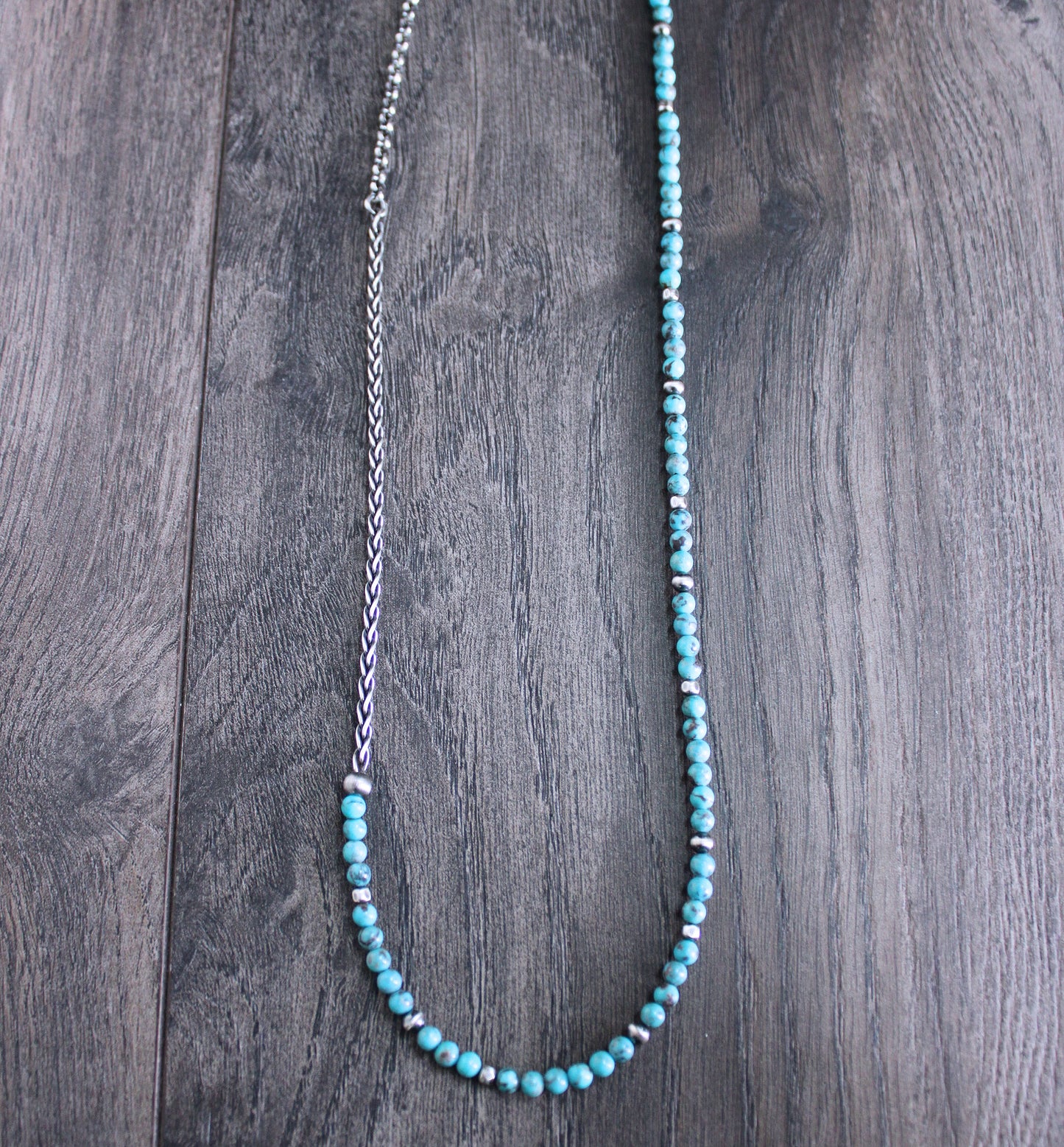 Men's Turquoise Bead Necklace