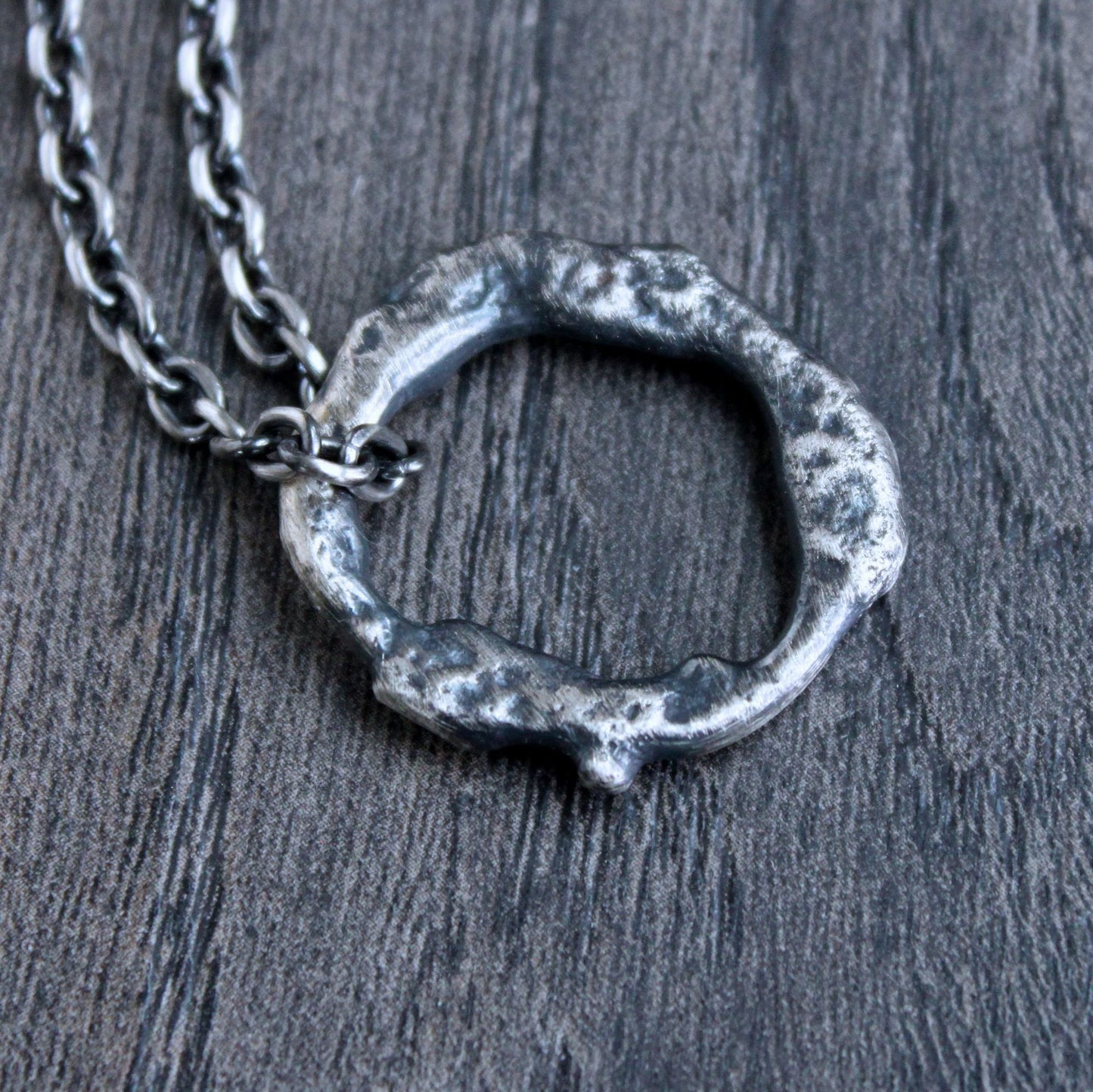 Men's Sterling Silver Reversible Pendant