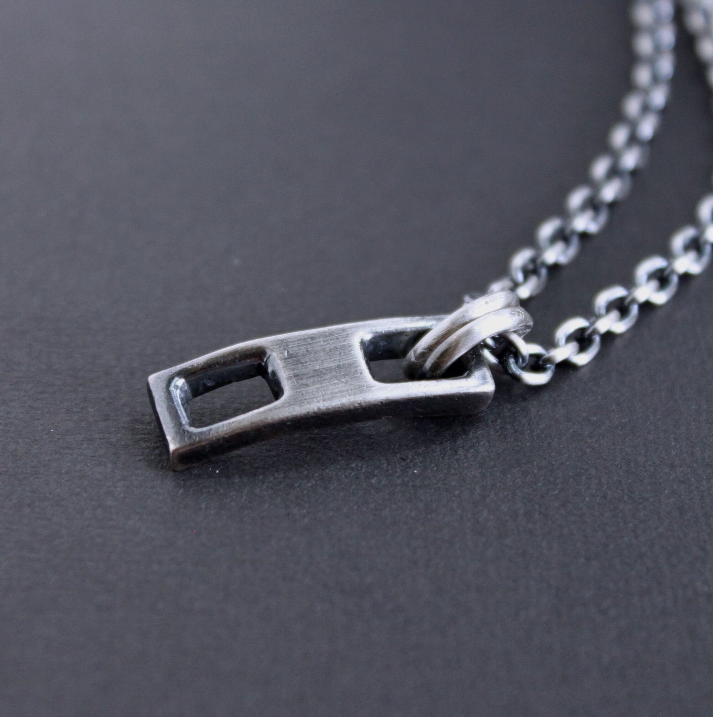 men's handmade silver penadant necklace