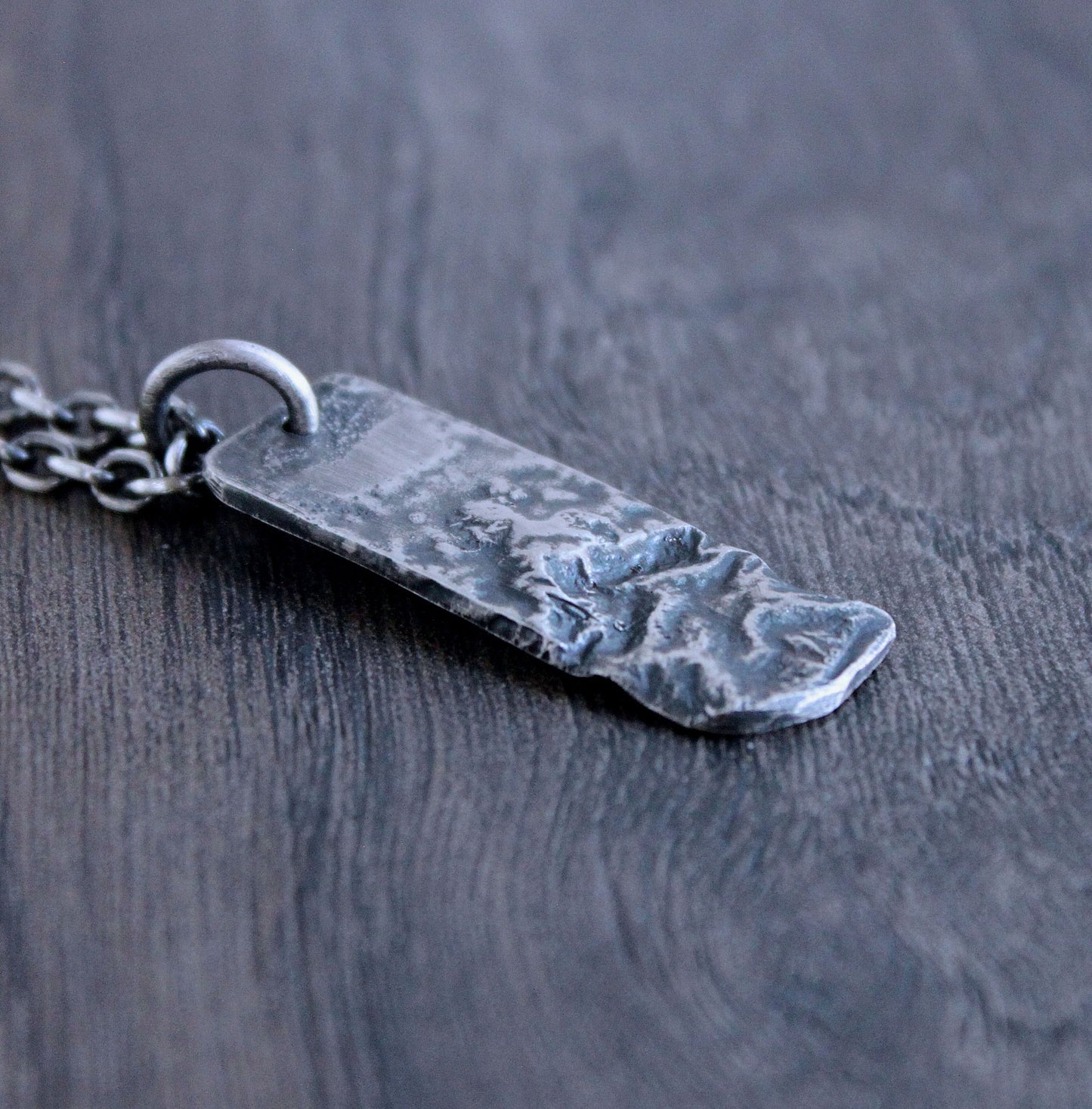 Men's Rugged Sterling Silver Necklace