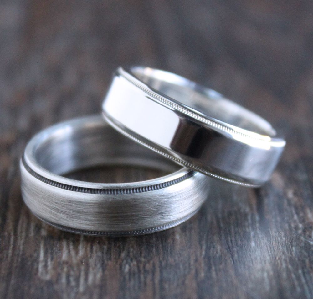 Sterling Silver Milgrain Band Ring