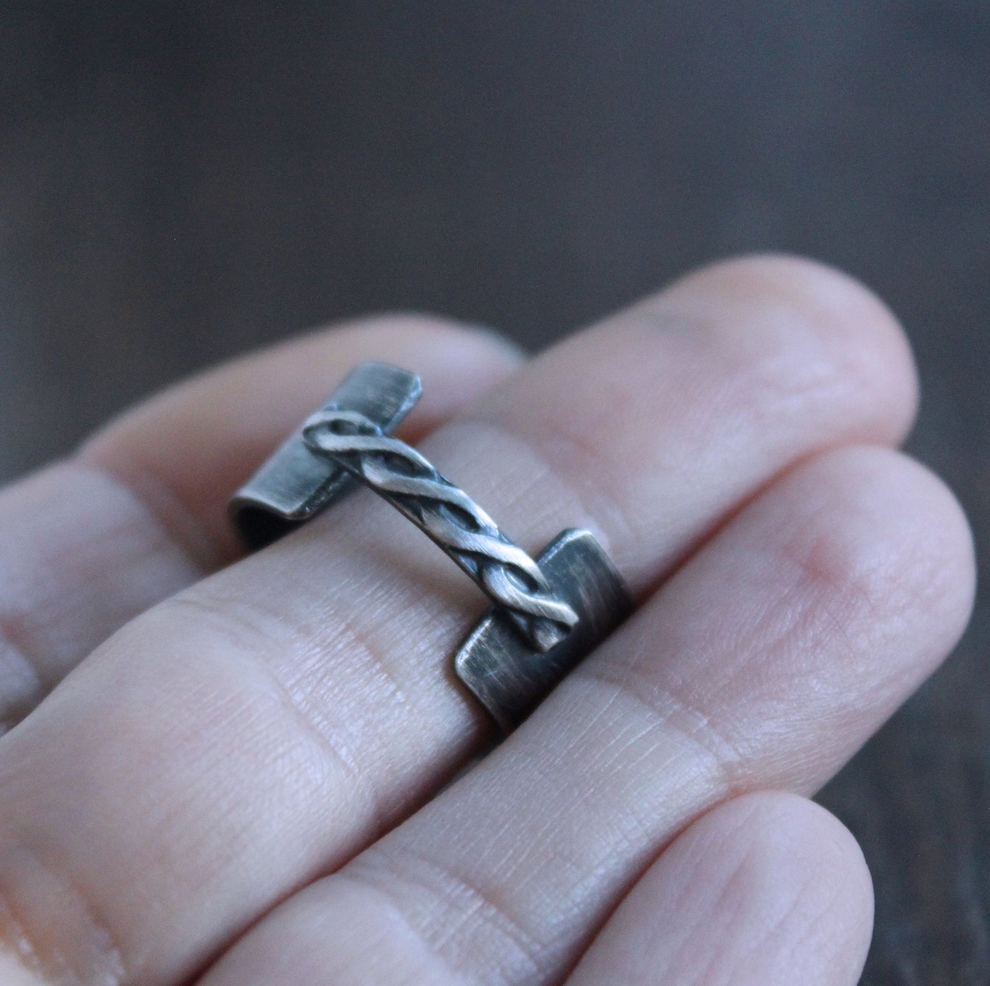 men's size 9.5 sterling silver ring