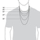 Skull Pendant Matte Black Onyx Bead Necklace