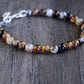 men's adjustable Tibetan Agate Bead bracelet