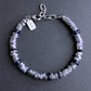 Men's sterling silver bead bracelet