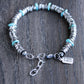 men's adjustable sterling silver bead bracelet