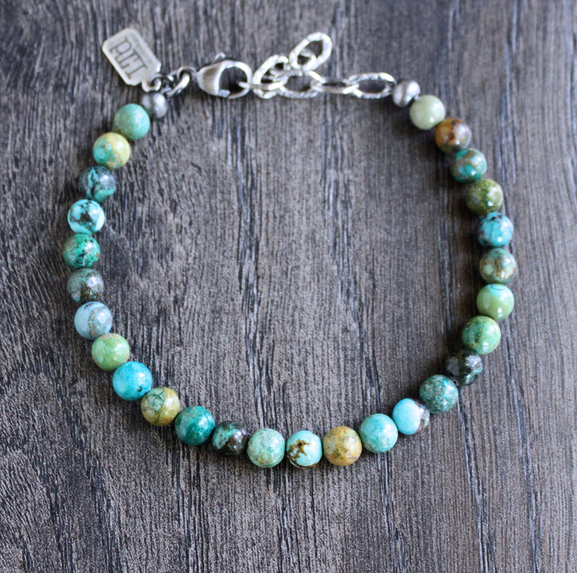 men's turquoise bead bracelet