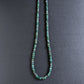 men's natural emerald bead necklace