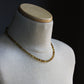 men's golden bead necklace