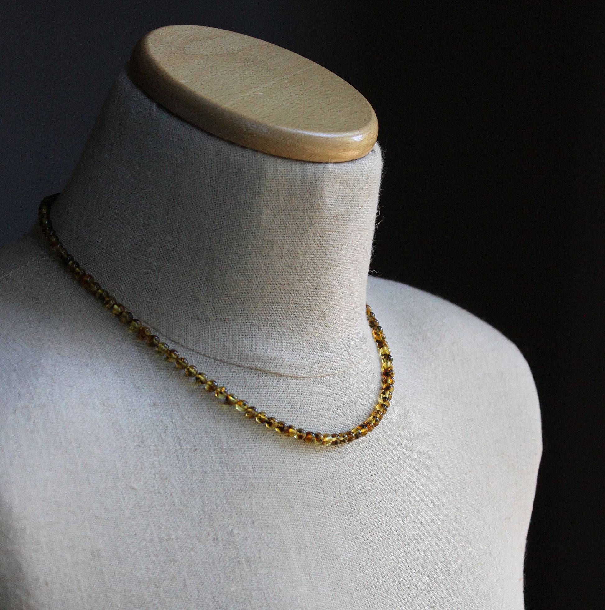 men's golden bead necklace