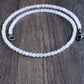 men's 4mm white jade bead necklace