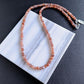 natural sunstone gemstone bead necklace for men