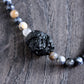 men's tektite pendant necklace