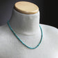 men's 4mm turquoise bead necklace