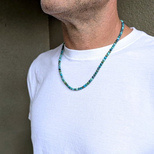 5.5mm Turquoise Bead Necklace