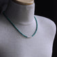 men's turquoise silver bead necklace