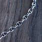 men's bevel link chain necklace