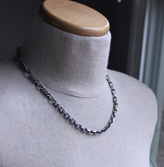 Men's 22 inch Sterling silver chain necklace