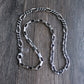 Men's Heavy Mixed Silver Chain Necklace