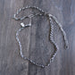 men's sterling silver mixed chain necklace