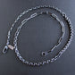men's cable, rolo, wheat chain necklace