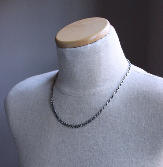 men's 5mm curb chain necklace
