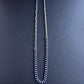 men's rustic sterling silver chain necklace