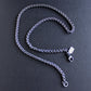 men's 4mm wheat chain necklace