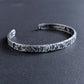 men's rustic textured sterling silver cuff bracelet
