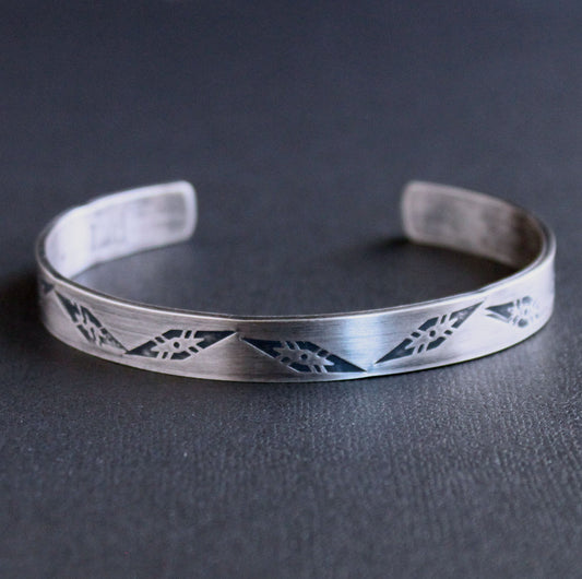 men's sterling silver cuff bracelet