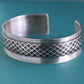 men's thick sterling silver cuff bracelet