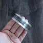 men's rustic silver cuff bracelet