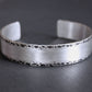men's heavy sterling silver cuff bracelet