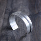 men's unique silver wide cuff bracelet