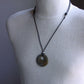 Picasso Jasper Stone Pendant on Leather Cord, Adjustable Length