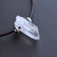 Men's crystal point necklace