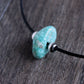 large campitos turquoise bead men's necklace