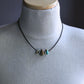 men's turquoise leather necklace