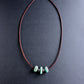 men's turquoise silver bead necklace