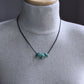 Campitos Turquoise Nuggets on Leather Cord, No. 4