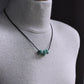 men's large turquoise silver bead necklace