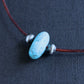 men's Nacozari turquoise leather cord necklace
