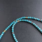 men's genuine turquoise bead necklace